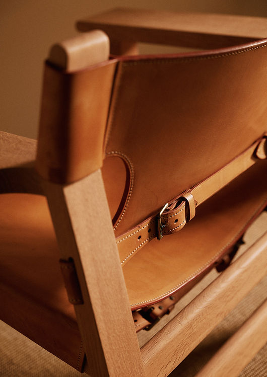 Pair of "Spanish" Armchairs by Borge Mogensen, Denmark, circa 1960 Chairs