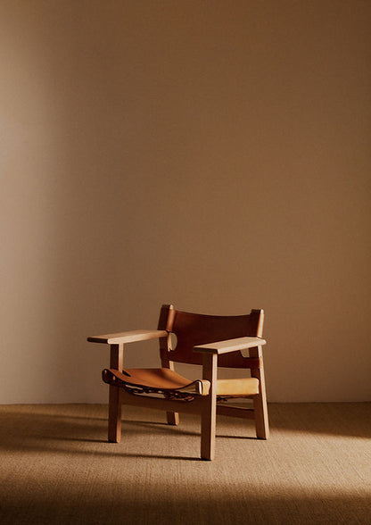 Pair of "Spanish" Armchairs by Borge Mogensen, Denmark, circa 1960 Chairs