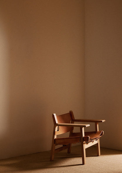 Pair of "Spanish" Armchairs by Borge Mogensen, Denmark, circa 1960 Chairs