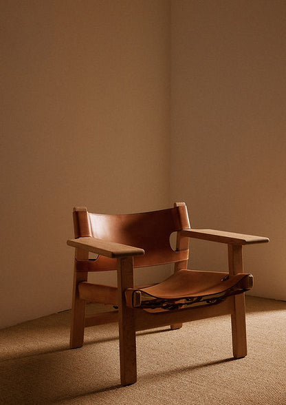 Pair of "Spanish" Armchairs by Borge Mogensen, Denmark, circa 1960 Chairs