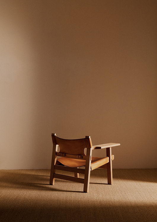 Pair of "Spanish" Armchairs by Borge Mogensen, Denmark, circa 1960 Chairs