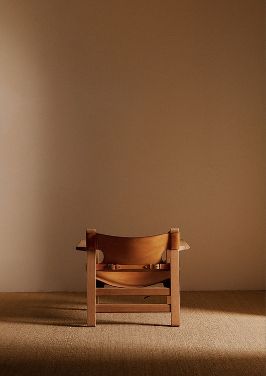 Pair of "Spanish" Armchairs by Borge Mogensen, Denmark, circa 1960 Chairs