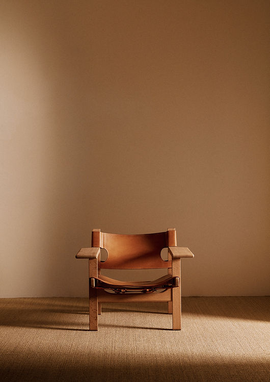 Pair of "Spanish" Armchairs by Borge Mogensen, Denmark, circa 1960 Chairs