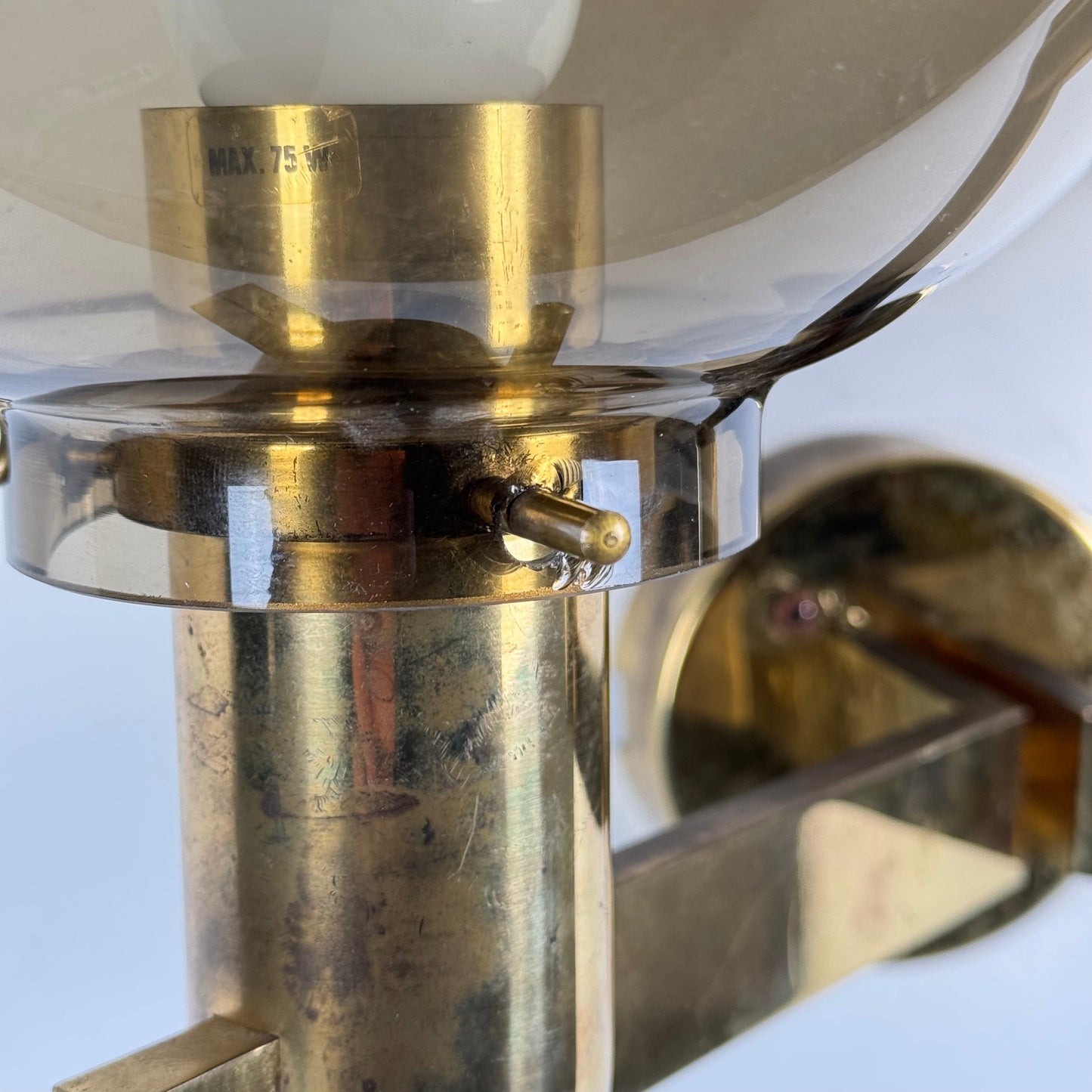 Pair of Two-Light V-149/2 Wall Sconces by Hans-Agne Jakobsson for AB Markaryd Sconces