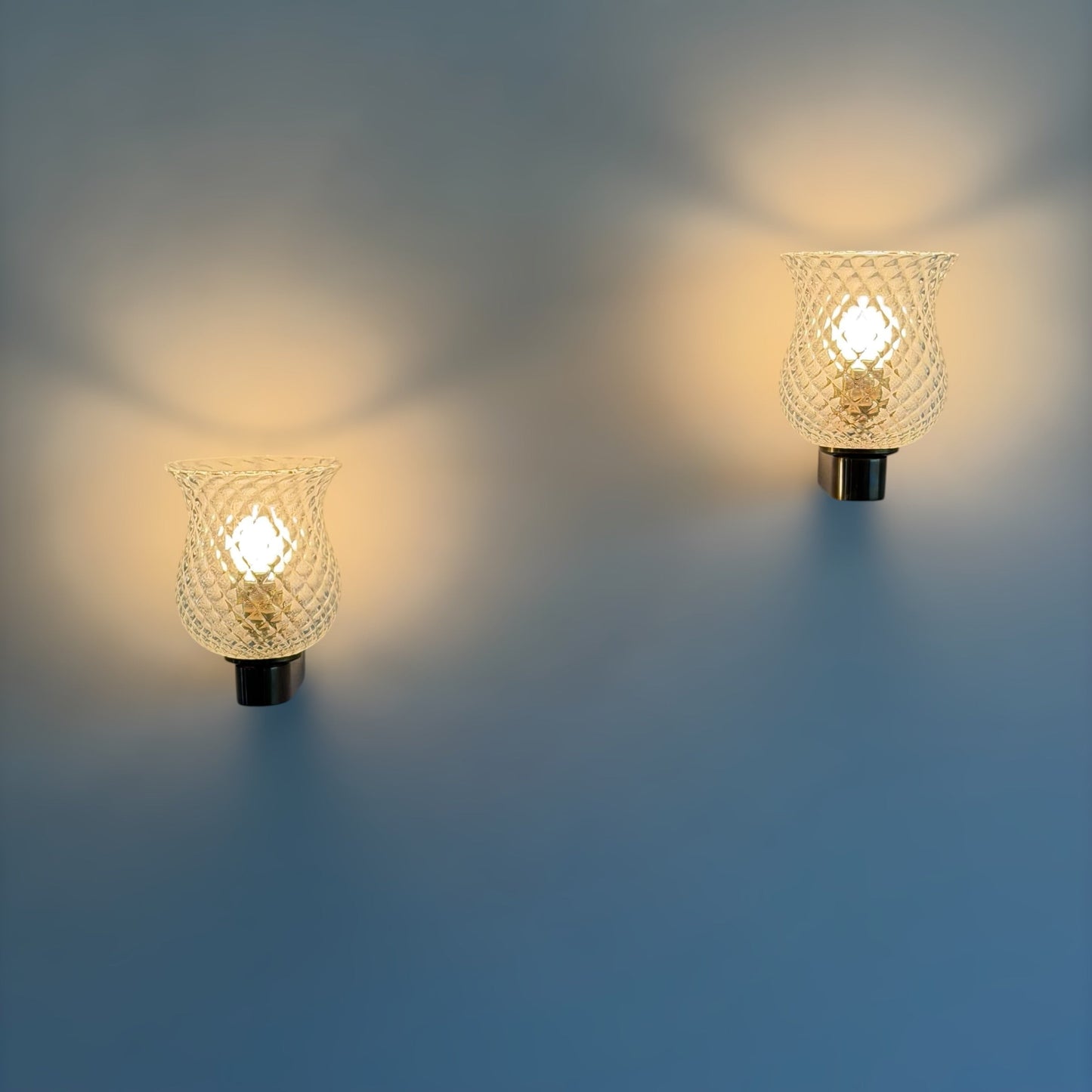 Pair of Wall Lights by Archimede Seguso for Seguso Vetri d'Arte, 1940s Sconces