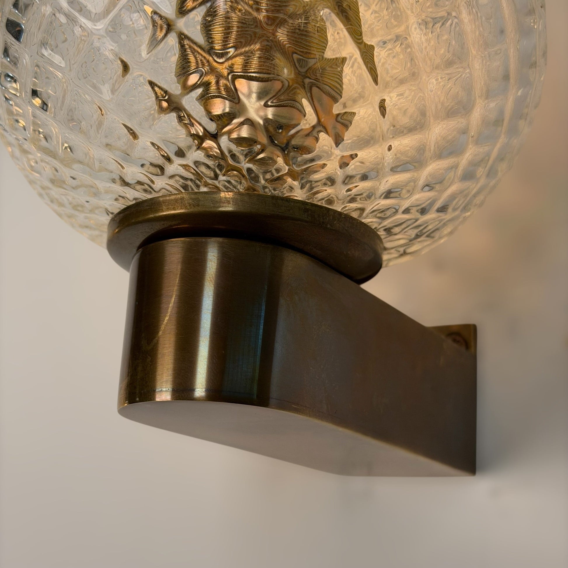 Pair of Wall Lights by Archimede Seguso for Seguso Vetri d'Arte, 1940s Sconces