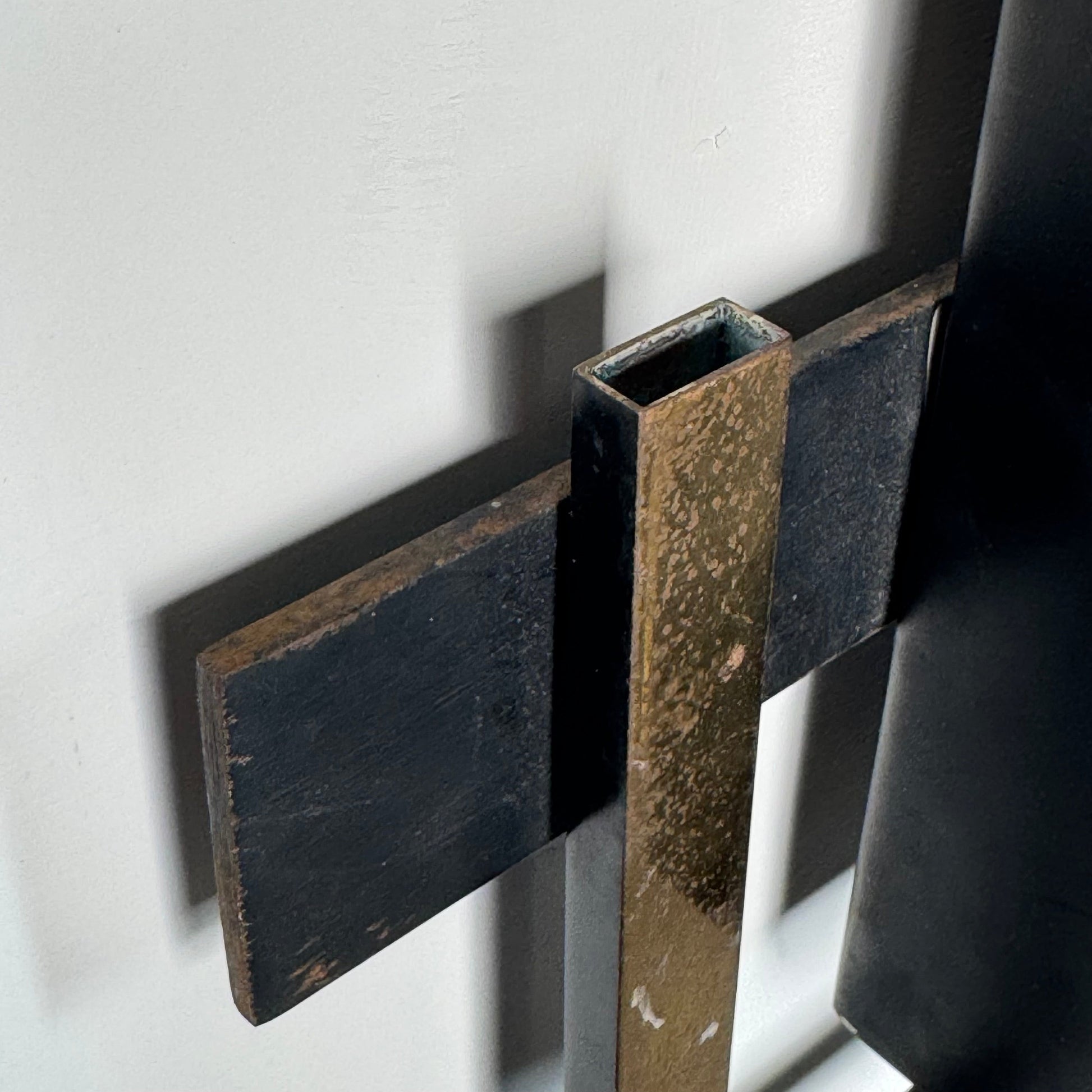 Pair of Wall Lights Designed by Jacques Adnet, From the Nevada line, France, 50s Sconces