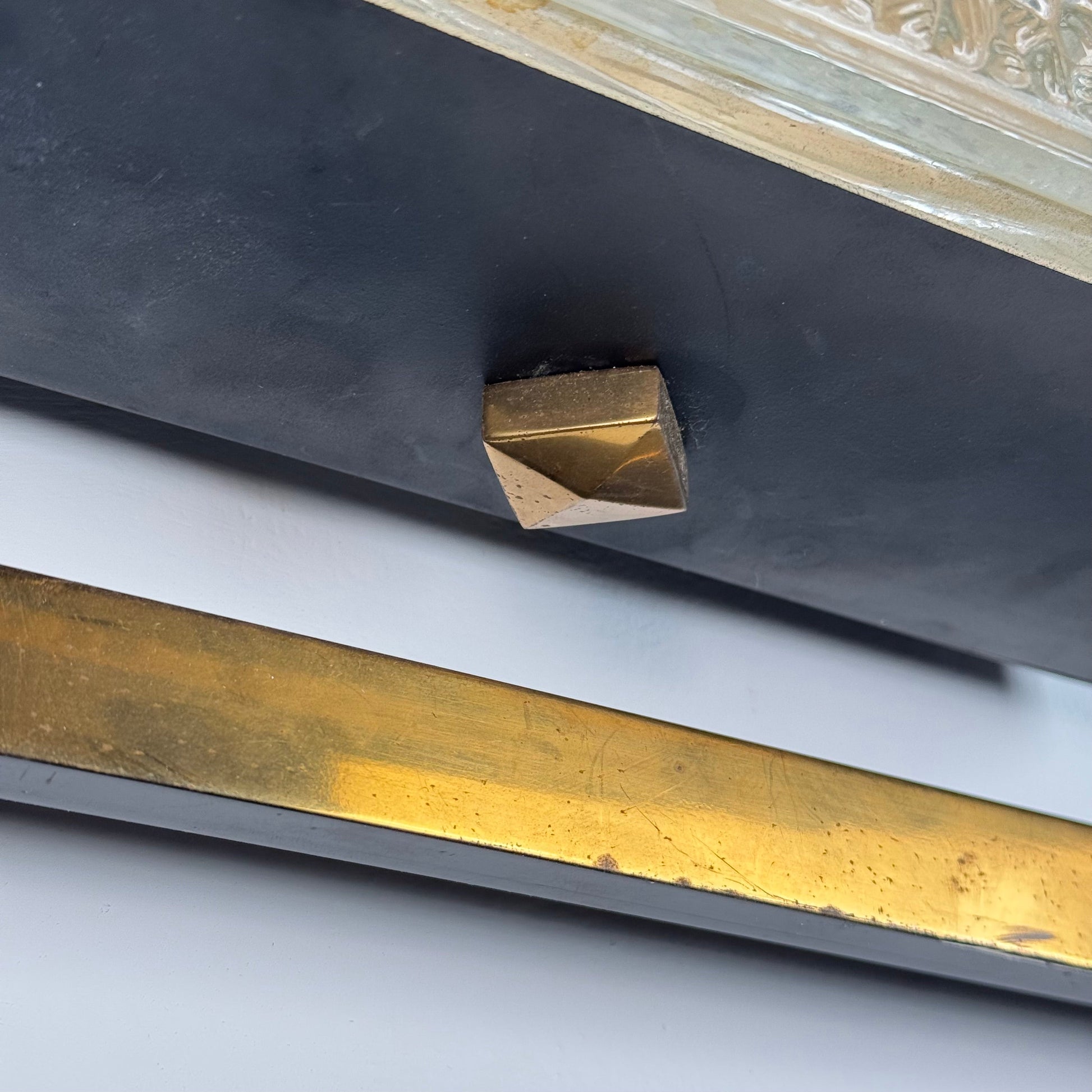 Pair of Wall Lights Designed by Jacques Adnet, From the Nevada line, France, 50s Sconces