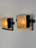 Pair of Wall Lights Designed by Jacques Adnet, From the Nevada line, France, 50s Sconces