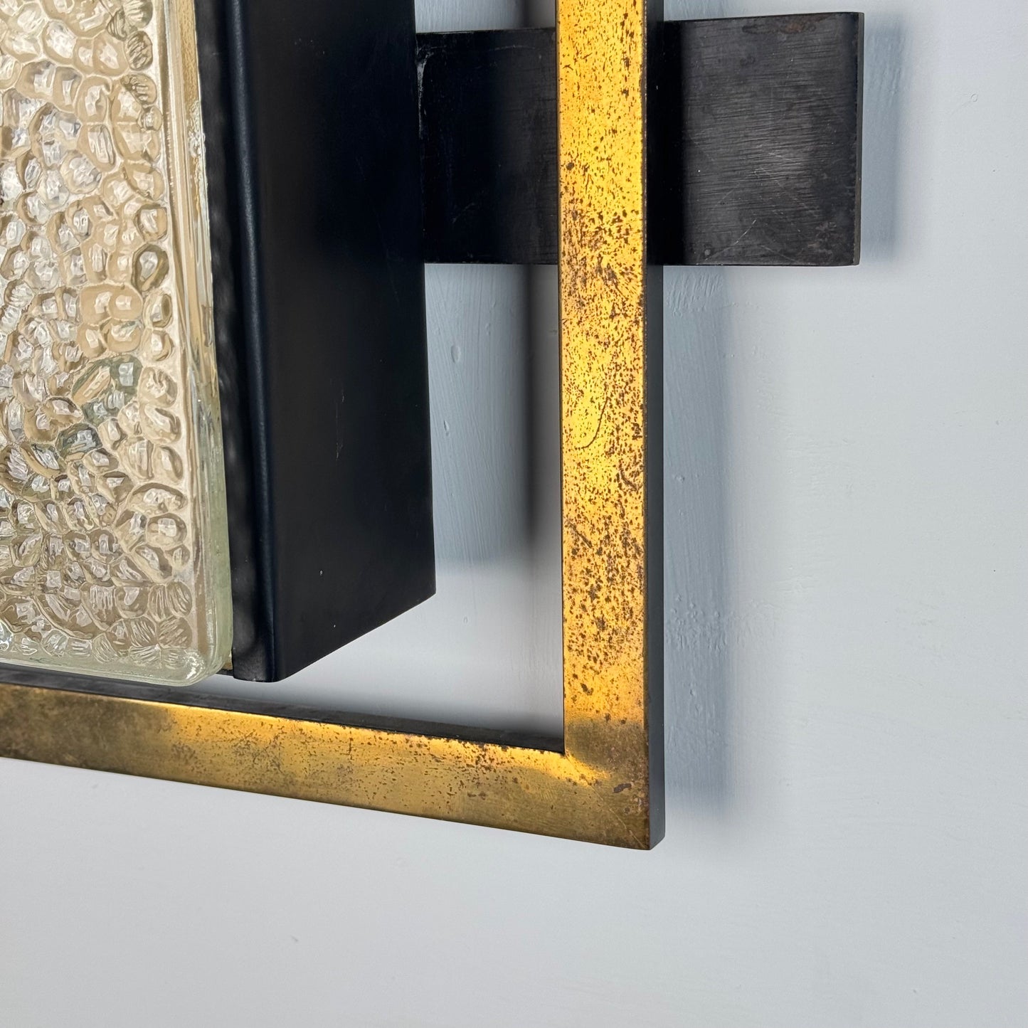 Pair of Wall Lights Designed by Jacques Adnet, From the Nevada line, France, 50s Sconces
