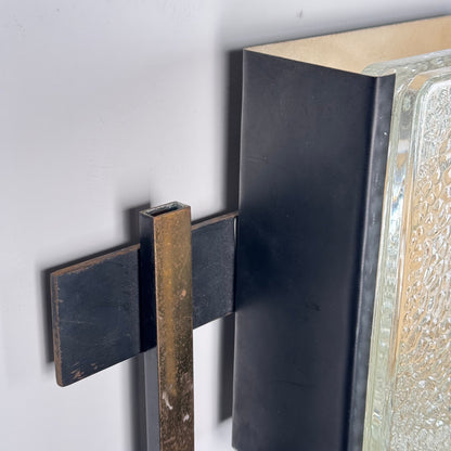 Pair of Wall Lights Designed by Jacques Adnet, From the Nevada line, France, 50s Sconces