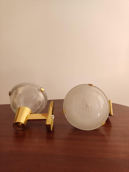 Pair of Wall Sconces by Stilnovo, Italy 1950s Sconces