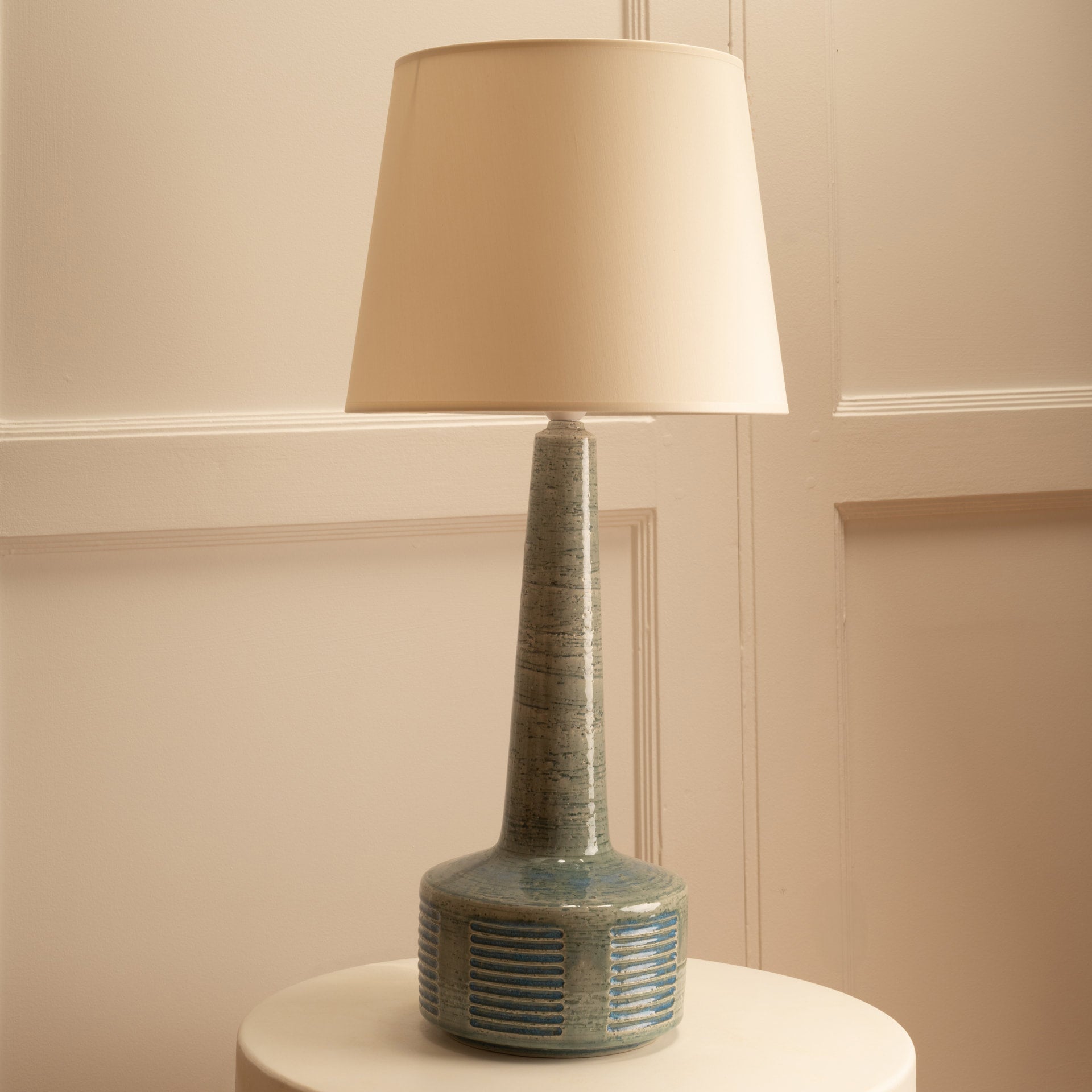 Palshus Ceramic Table Lamp by Per Linnemann Schmidt - Denmark 1960s Table Lamps