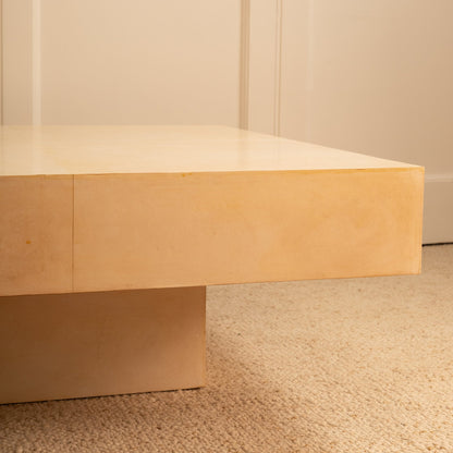 Parchment Coffee Table, Italy 1970s Coffee Tables