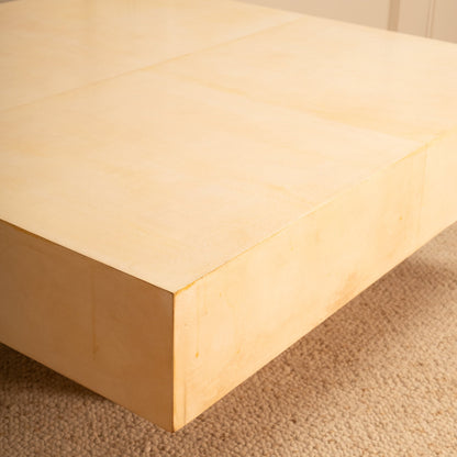 Parchment Coffee Table, Italy 1970s Coffee Tables