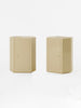 Park Lacquer Nightstand in Sand Beige Pair by Lemon Furniture