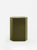 Park Lacquer Nightstand in Uniform Olive Green Left by Lemon Furniture