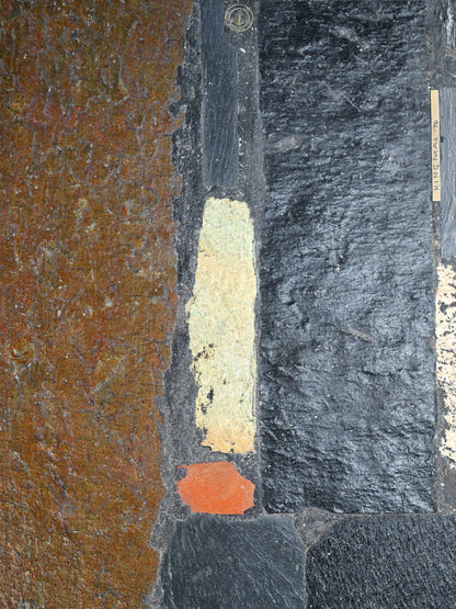 Paul Kingma, Dutch 1974 Slate, Stone and Brass Inlaid Coffee Table Coffee Tables