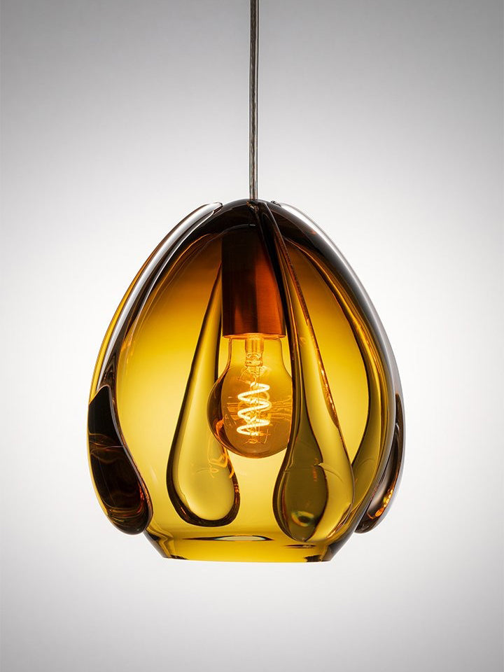 Glass Drops Color Pendant Light - Medium by Georgiev Kiril Pendant Lights