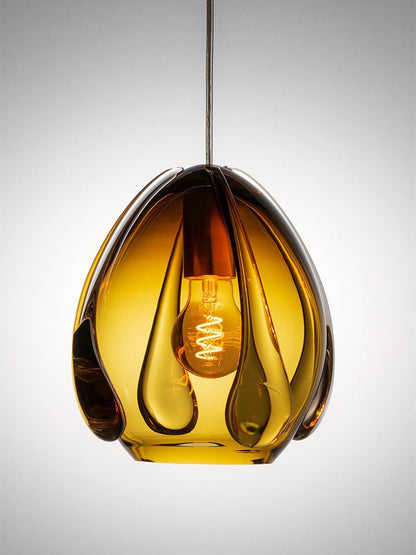 Glass Drops Color Pendant Light - Medium by Georgiev Kiril Pendant Lights