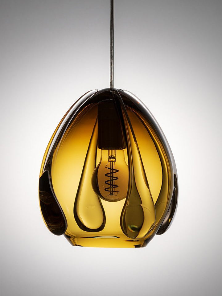 Glass Drops Color Pendant Light - Large by Georgiev Kiril Pendant Lights