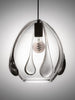 Glass Drops Clear Pendant Light - Medium by Georgiev Kiril Pendant Lights