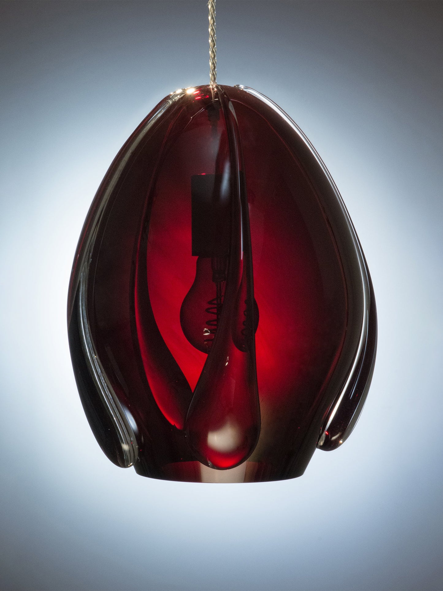 Glass Drops Color Pendant Light - Large by Georgiev Kiril Pendant Lights