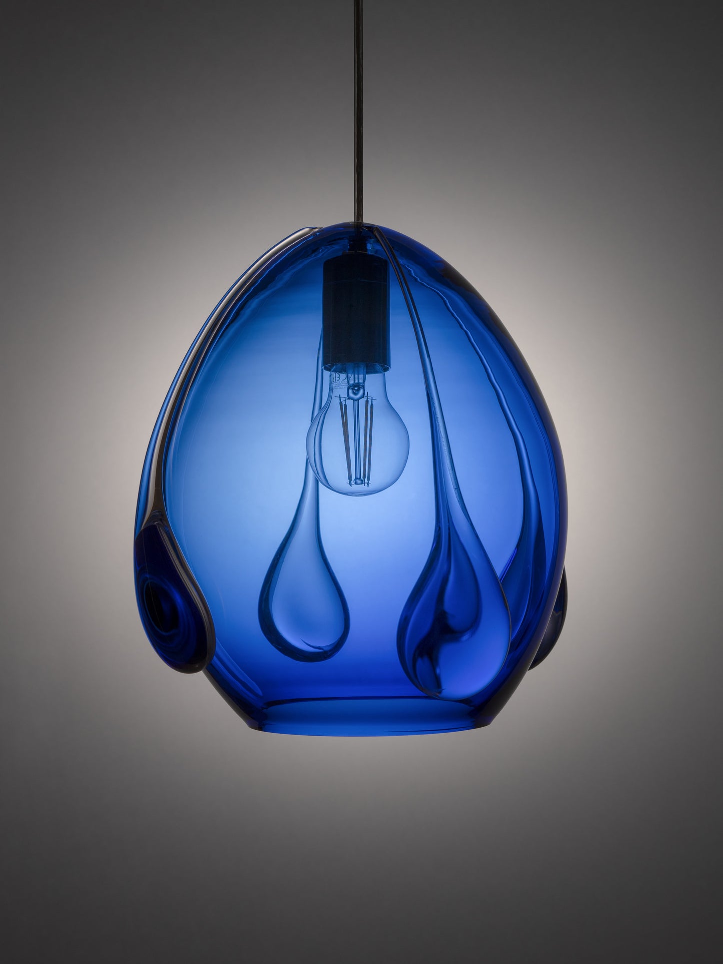 Glass Drops Color Pendant Light - Large by Georgiev Kiril Pendant Lights