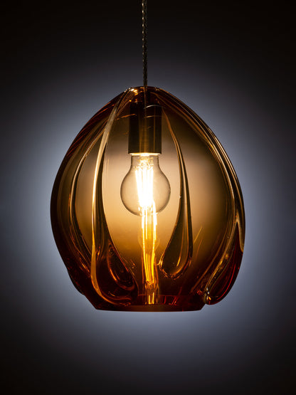 Glass Drops Color Pendant Light - Large by Georgiev Kiril Pendant Lights