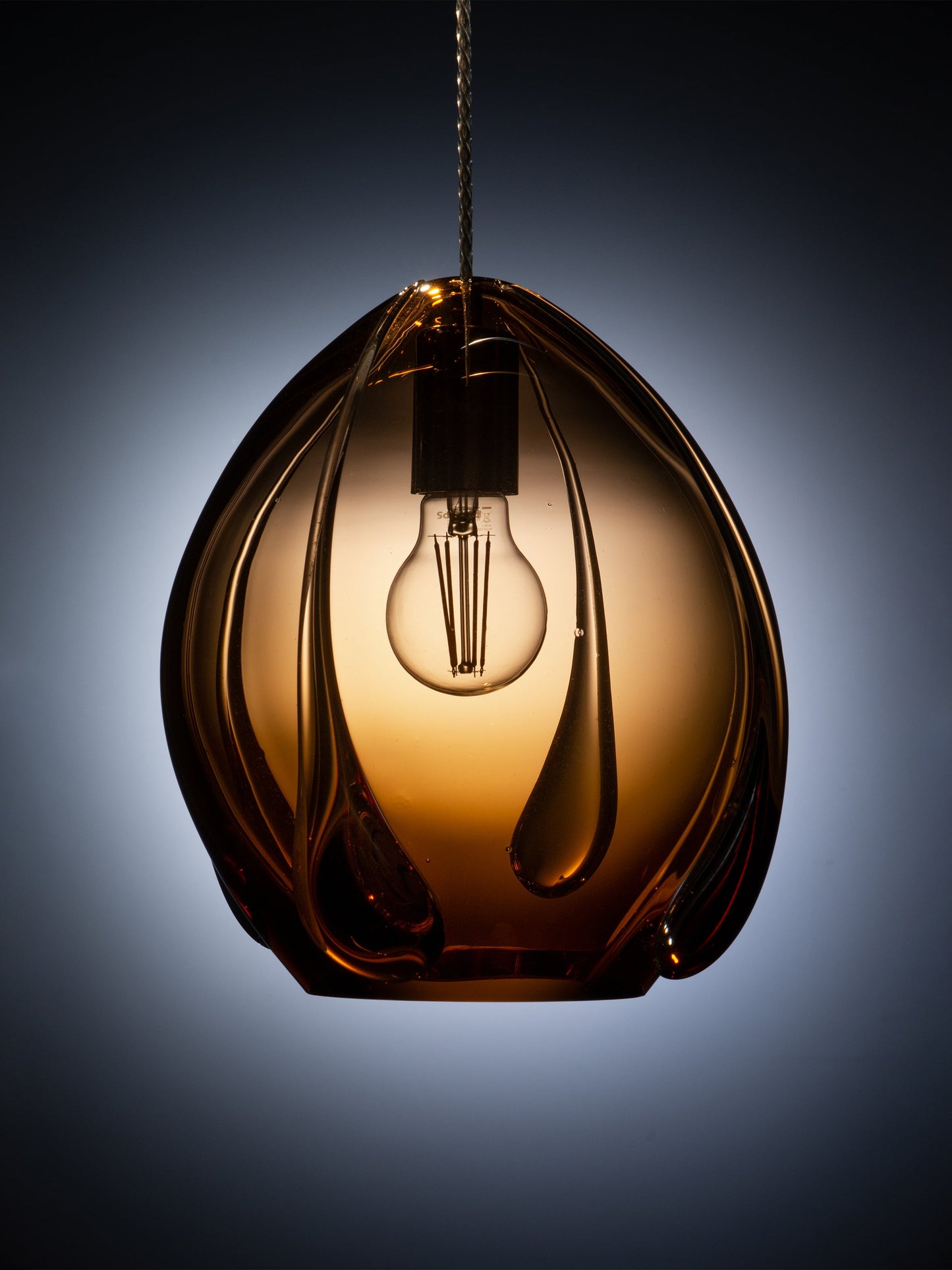 Glass Drops Color Pendant Light - Large by Georgiev Kiril Pendant Lights