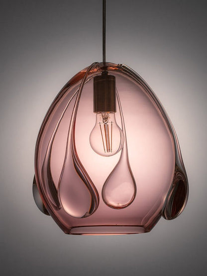 Glass Drops Color Pendant Light - Large by Georgiev Kiril Pendant Lights