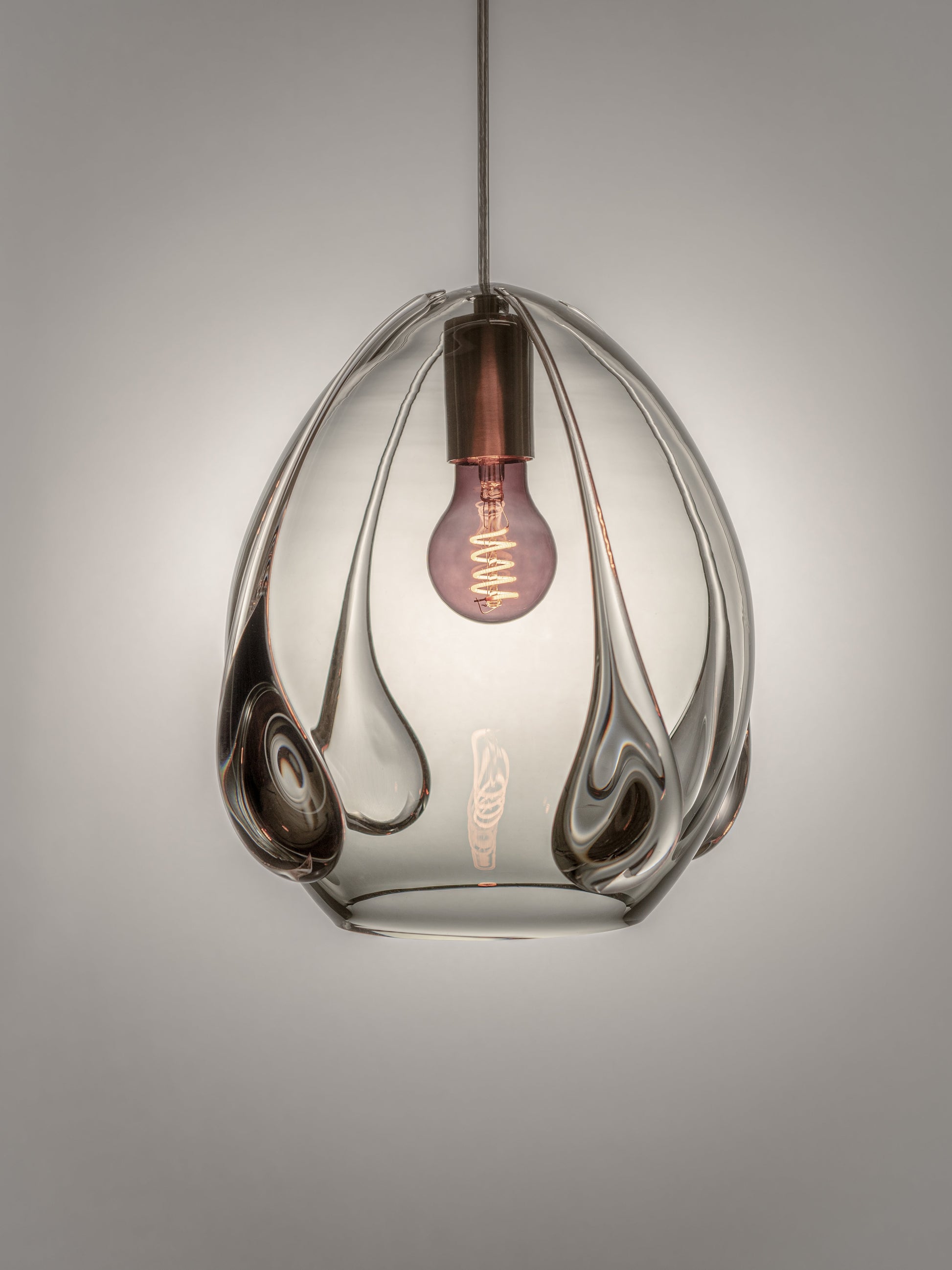 Glass Drops Color Pendant Light - Large by Georgiev Kiril Pendant Lights