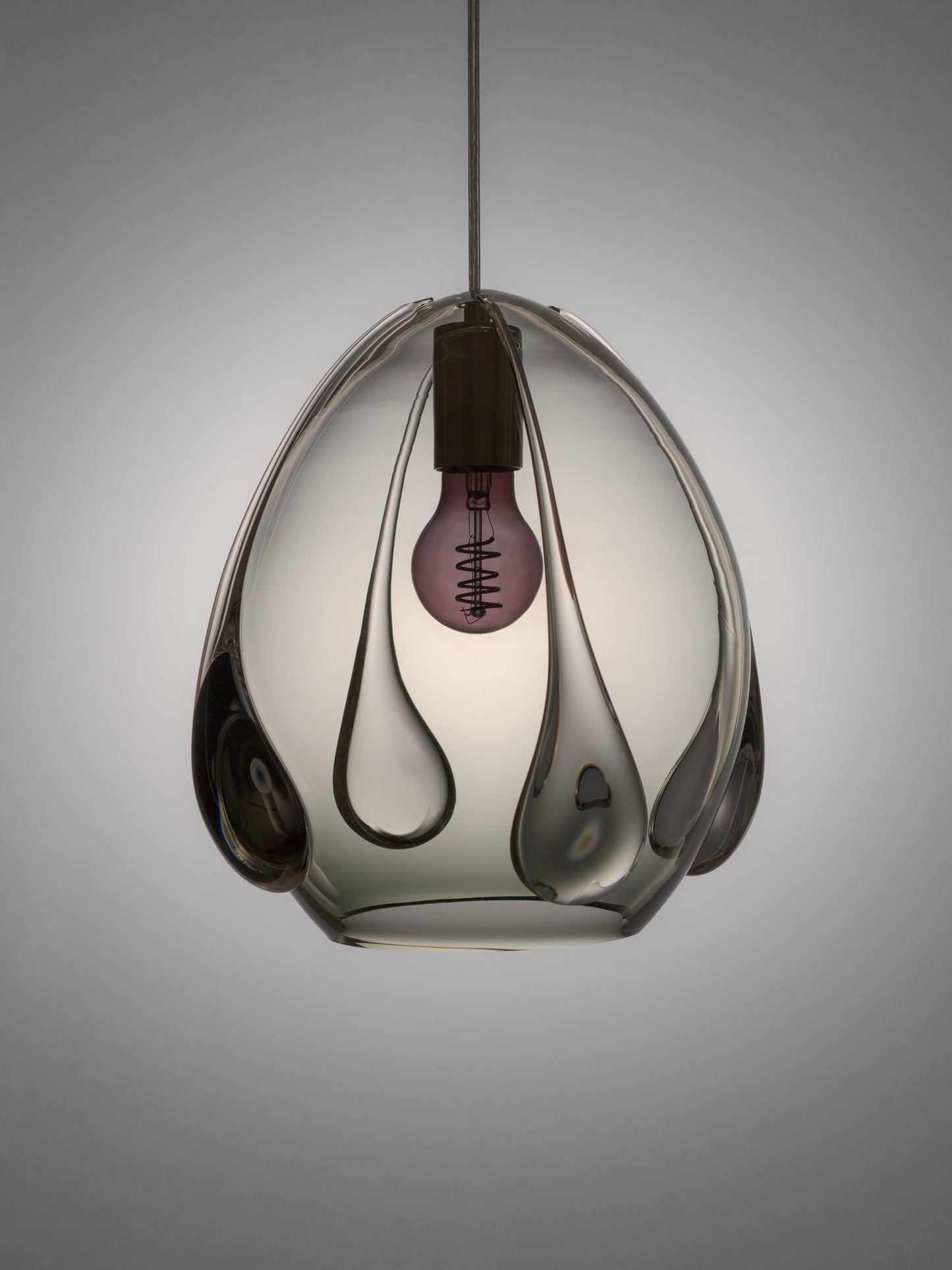 Glass Drops Color Pendant Light - Large by Georgiev Kiril Pendant Lights