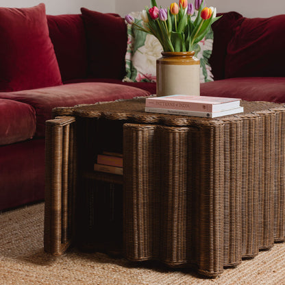 Peony Rattan Coffee Table Coffee Tables