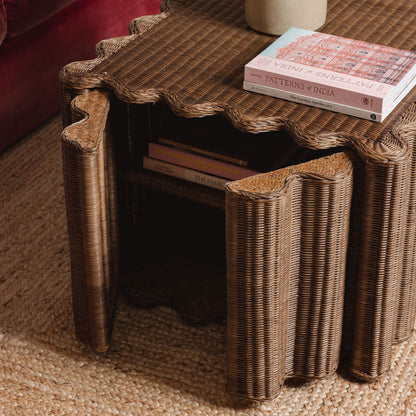 Peony Rattan Coffee Table Coffee Tables