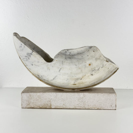 Biomorphic Sculpture in Carrara Marble by Pietro Cenedella, Italy, 1970s Sculptures
