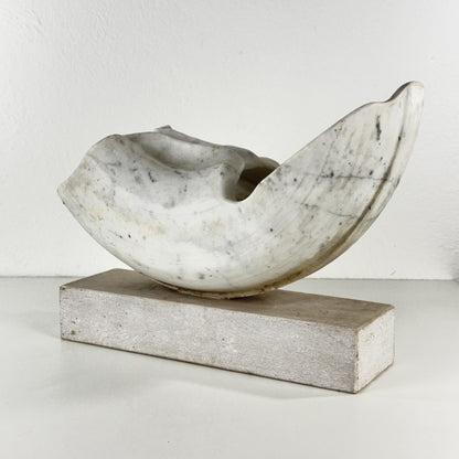 Biomorphic Sculpture in Carrara Marble by Pietro Cenedella, Italy, 1970s Sculptures