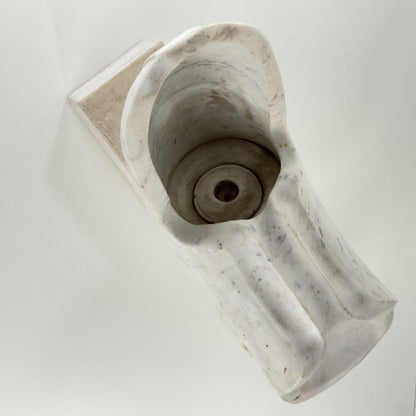 Biomorphic Sculpture in Carrara Marble by Pietro Cenedella, Italy, 1970s Sculptures