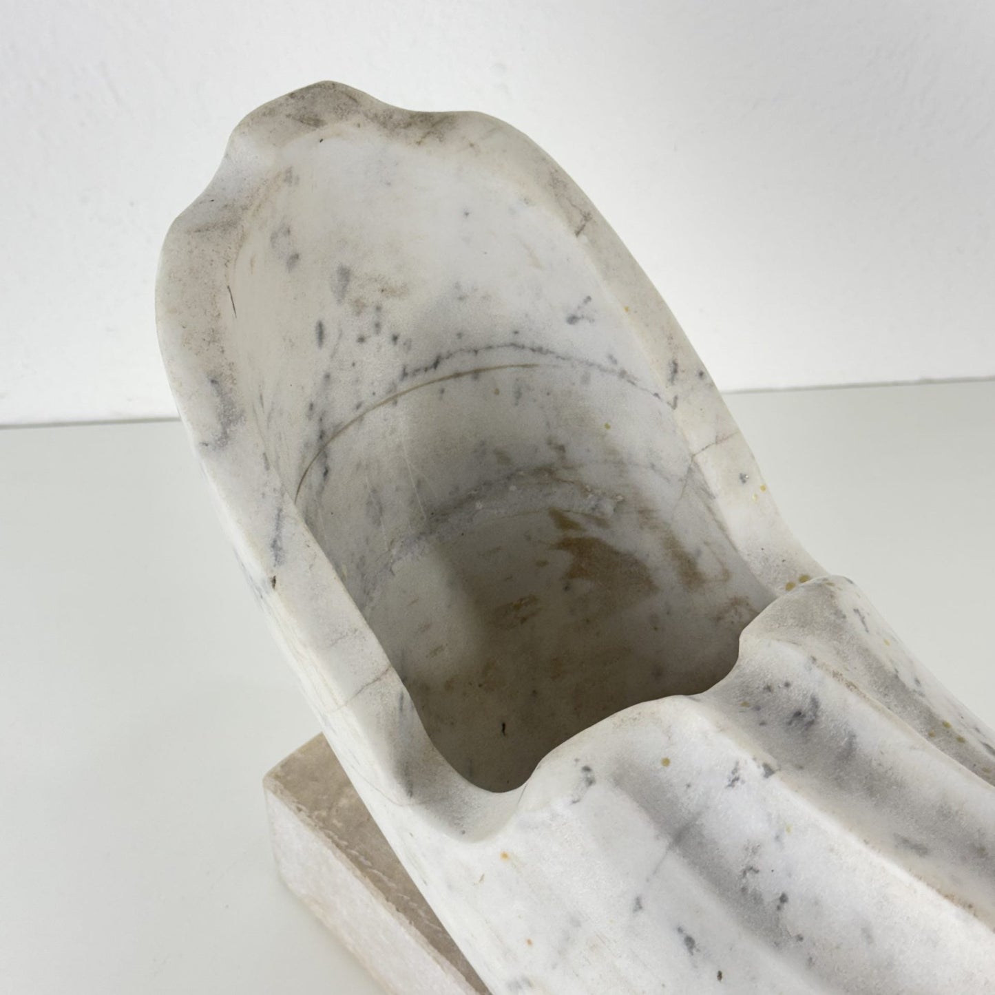 Biomorphic Sculpture in Carrara Marble by Pietro Cenedella, Italy, 1970s Sculptures