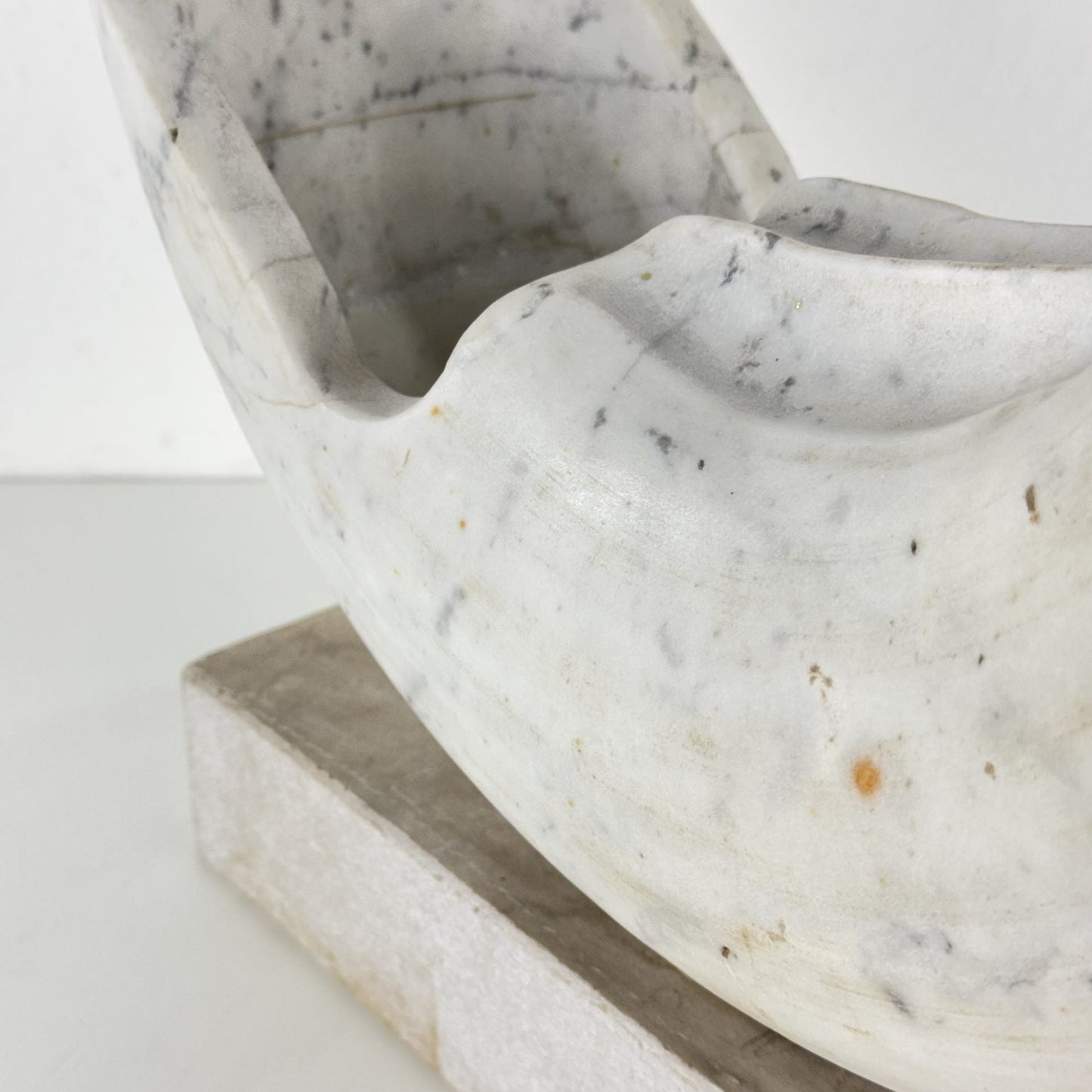 Biomorphic Sculpture in Carrara Marble by Pietro Cenedella, Italy, 1970s Sculptures
