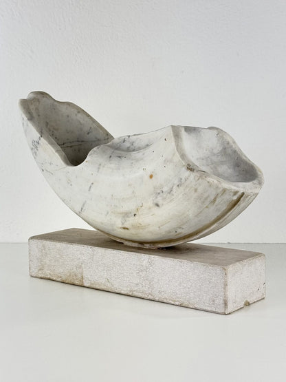 Biomorphic Sculpture in Carrara Marble by Pietro Cenedella, Italy, 1970s Sculptures