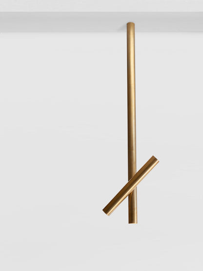 Pivot Ceiling Light, Brass Flush Mounts