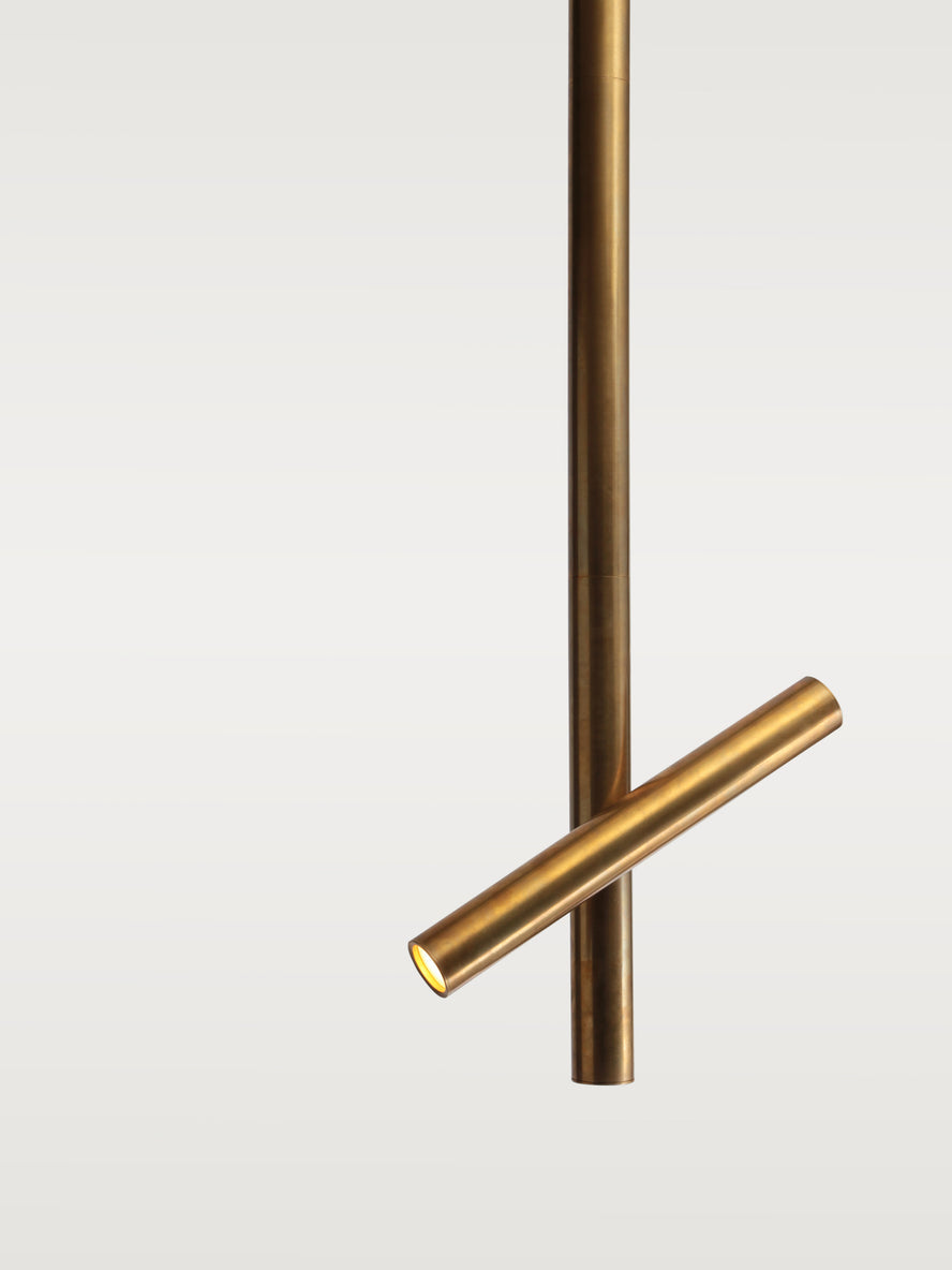 Pivot Ceiling Light, Brass Flush Mounts