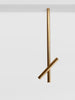 Pivot Ceiling Light, Brass Flush Mounts