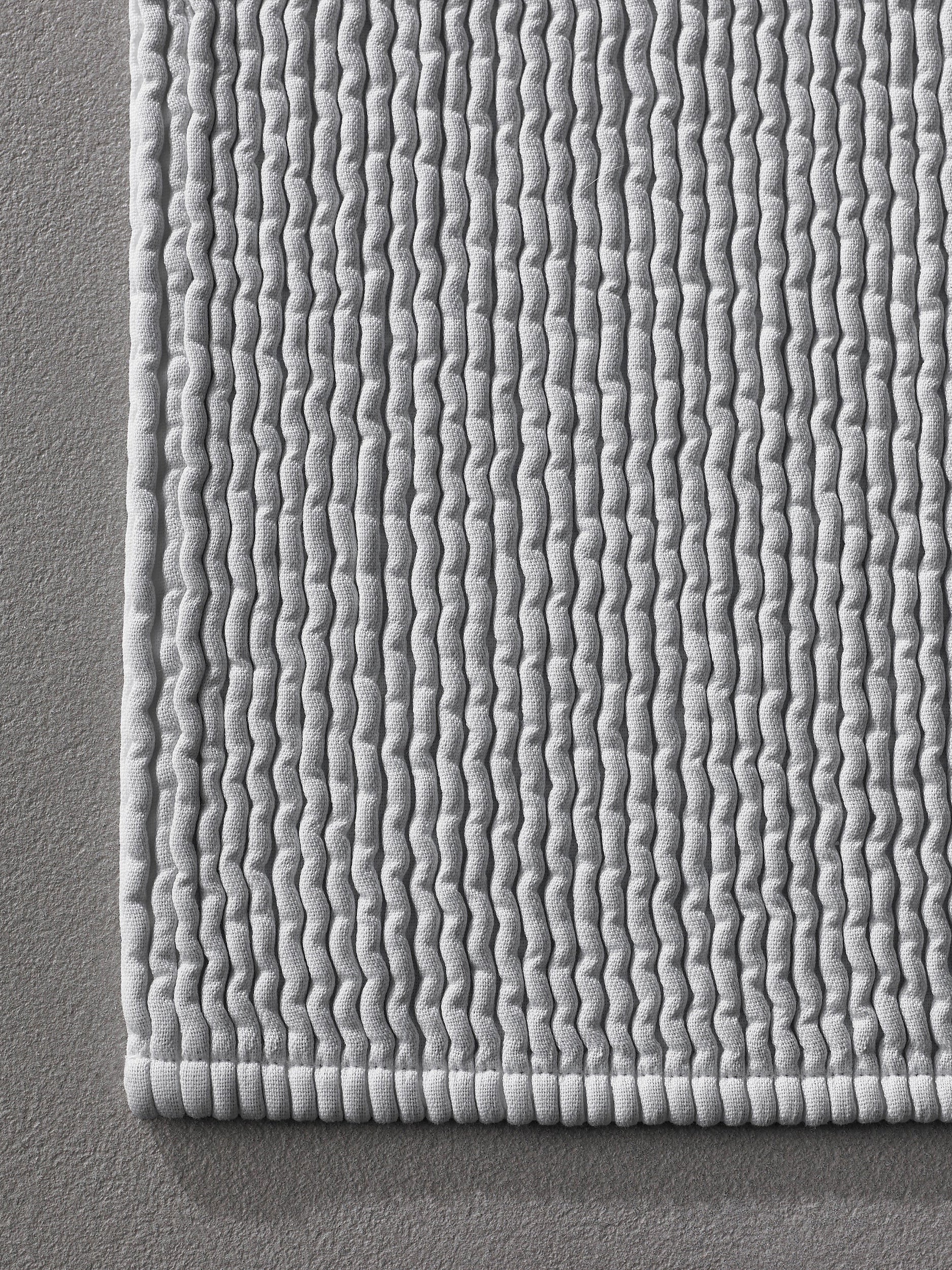 Pliss Bath Mat in Ghiaccio by Society Limonta