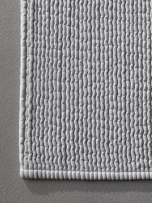 Pliss Bath Mat in Ghiaccio by Society Limonta