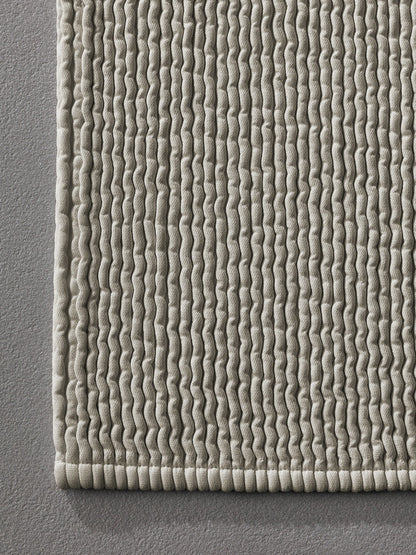 Pliss Bath Mat in Mastice by Society Limonta