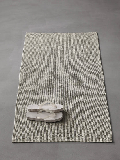 Pliss Bath Mat in Mastice by Society Limonta