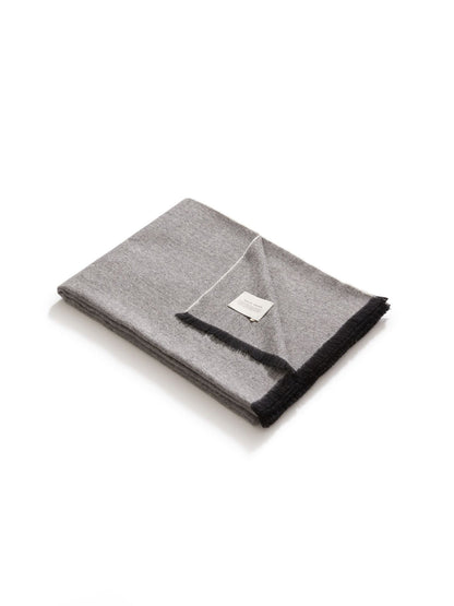Pluma Throw - Charcoal Throws