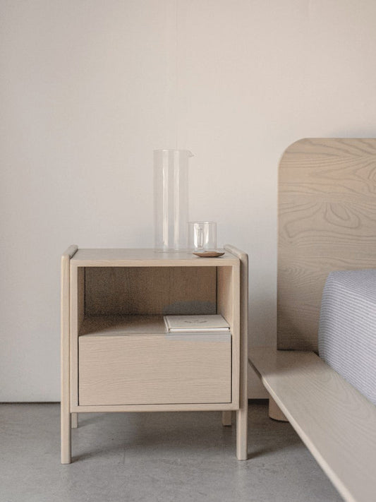 Plume 18" Nightstand in Nude by Sun at Six